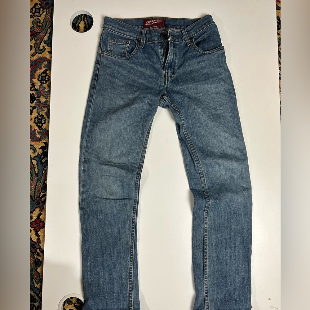 Arizona Men’s Medium Blue Slim Straight Flex Denim Jeans